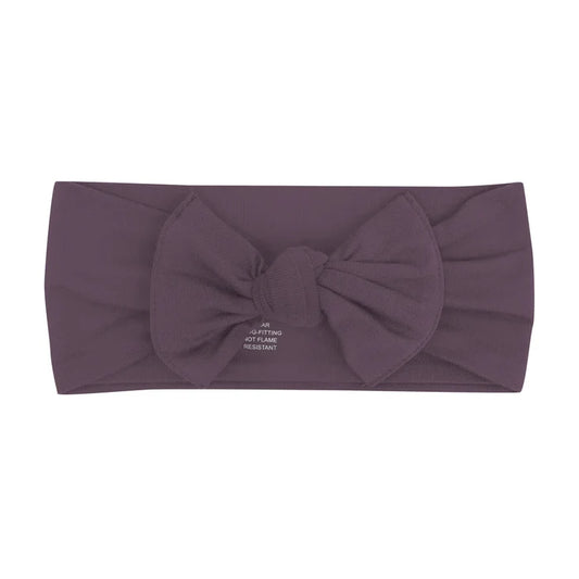 Kyte Baby Knotted Bow Headband  - Currant