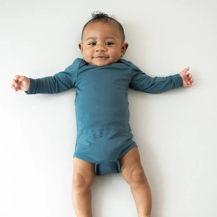 Kyte Baby Long Sleeve Bodysuit - Atlantic