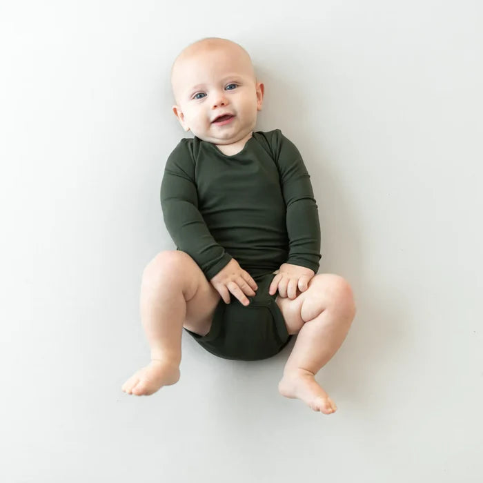 Kyte Baby Long Sleeve Bodysuit - Fir