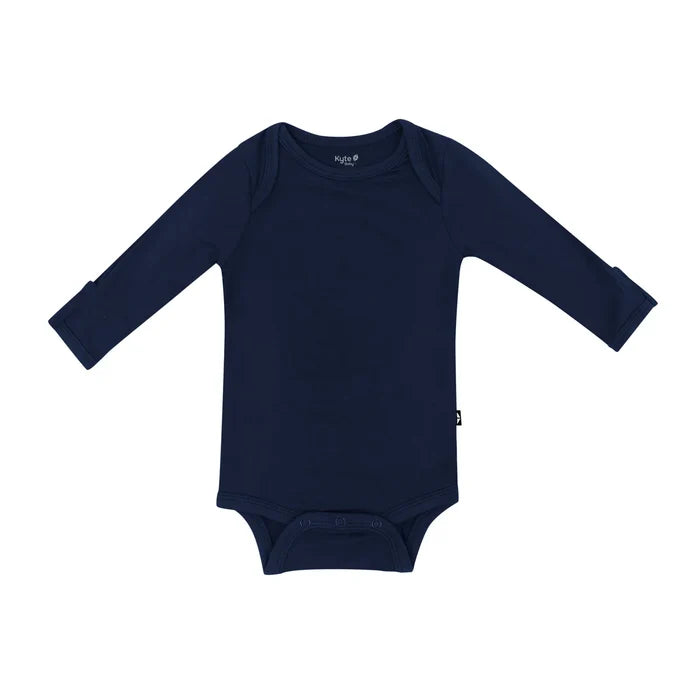 Kyte Baby Long Sleeve Bodysuit - Navy
