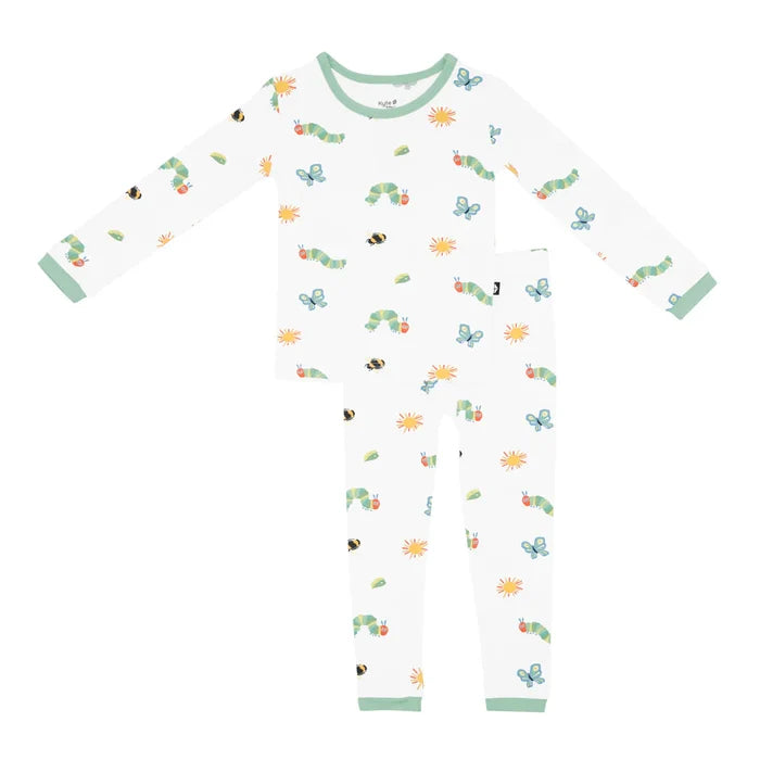 Kyte Baby Long Sleeve Pajama Set - The Very Hungry Caterpillar