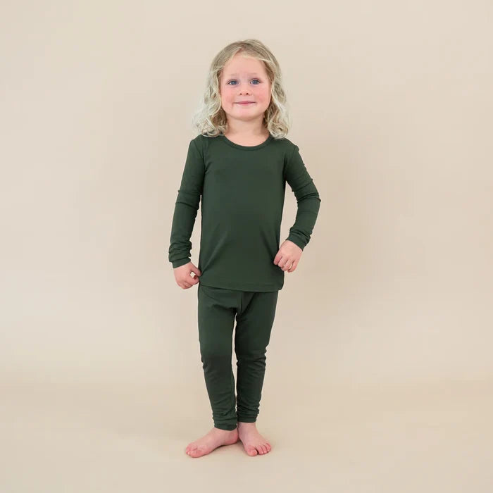 Kyte Baby Long Sleeve Toddler Pajama Set - Fir