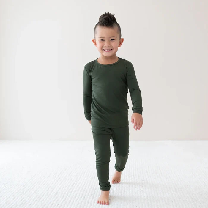 Kyte Baby Long Sleeve Toddler Pajama Set - Fir