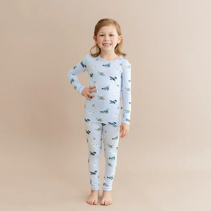 Kyte Baby Long Sleeve Toddler Pajama Set - Take Off