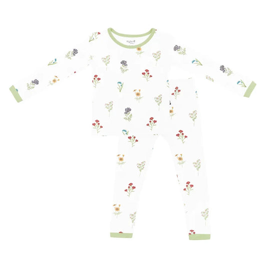 Kyte Baby Long Sleeve Toddler Pajama Set - Wildflower