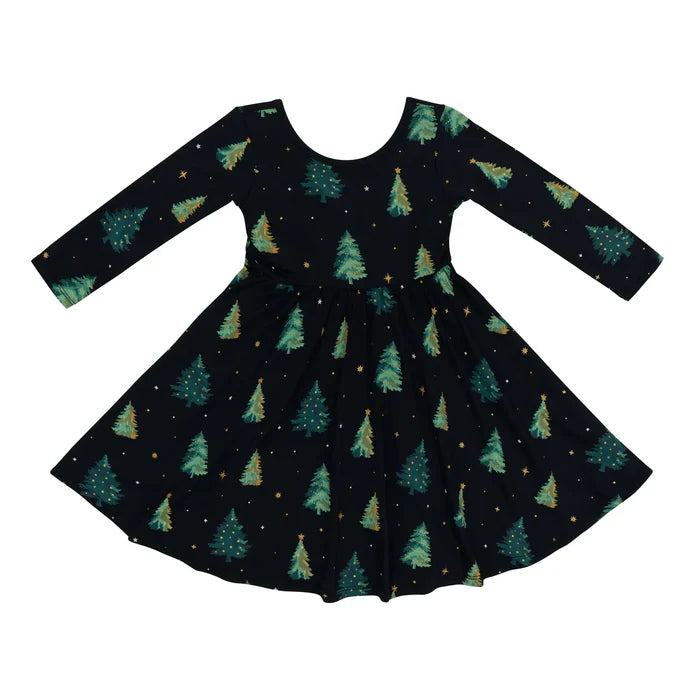 Kyte Baby Long Sleeve Twirl Dress - Twinkle Tree