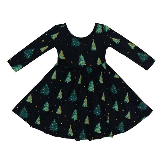 Kyte Baby Long Sleeve Twirl Dress - Twinkle Tree