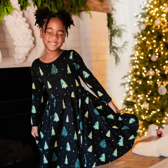 Kyte Baby Long Sleeve Twirl Dress - Twinkle Tree