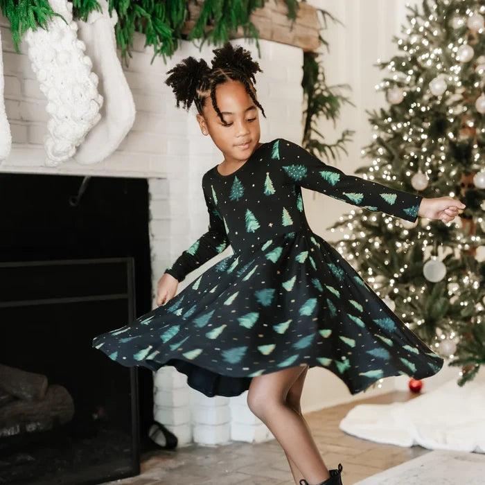 Kyte Baby Long Sleeve Twirl Dress - Twinkle Tree
