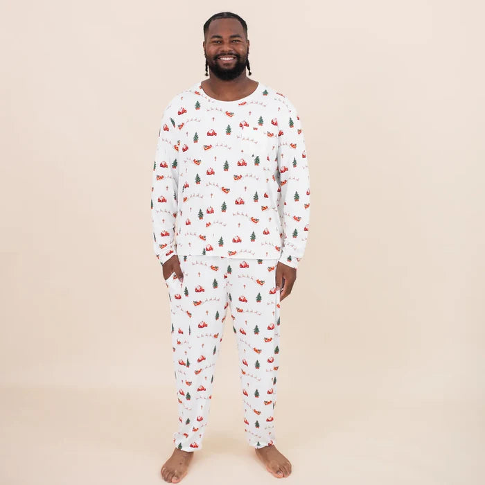 Kyte Baby Men's Jogger Set - Santa Sleigh