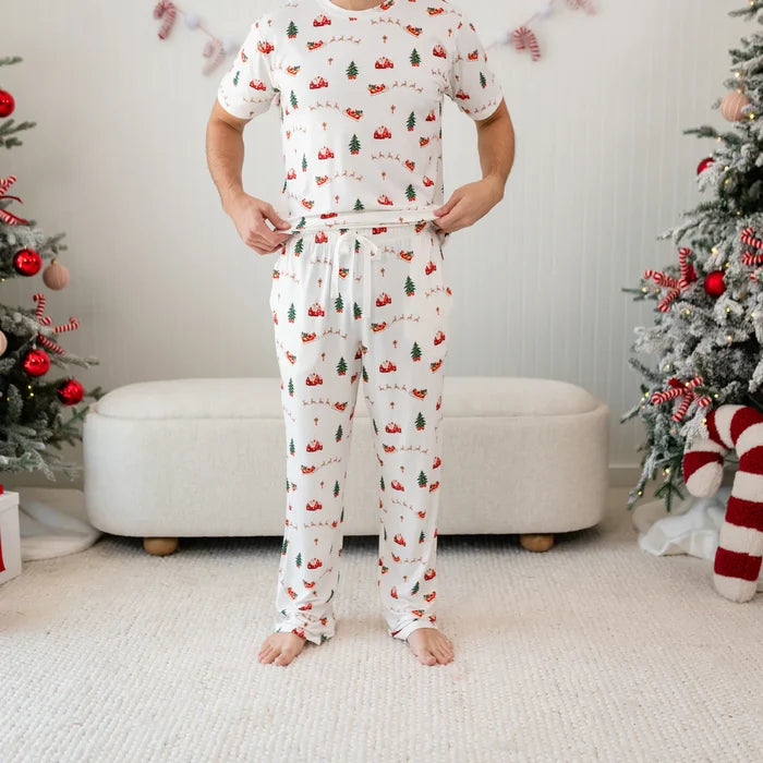 Kyte Baby Men's Lounge Pants - Santa Sleigh
