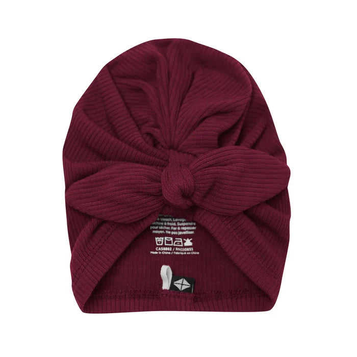 Kyte Baby Ribbed Headwrap - Burgundy