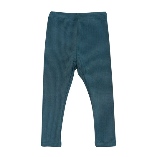 Kyte Baby Ribbed Leggings - Atlantic