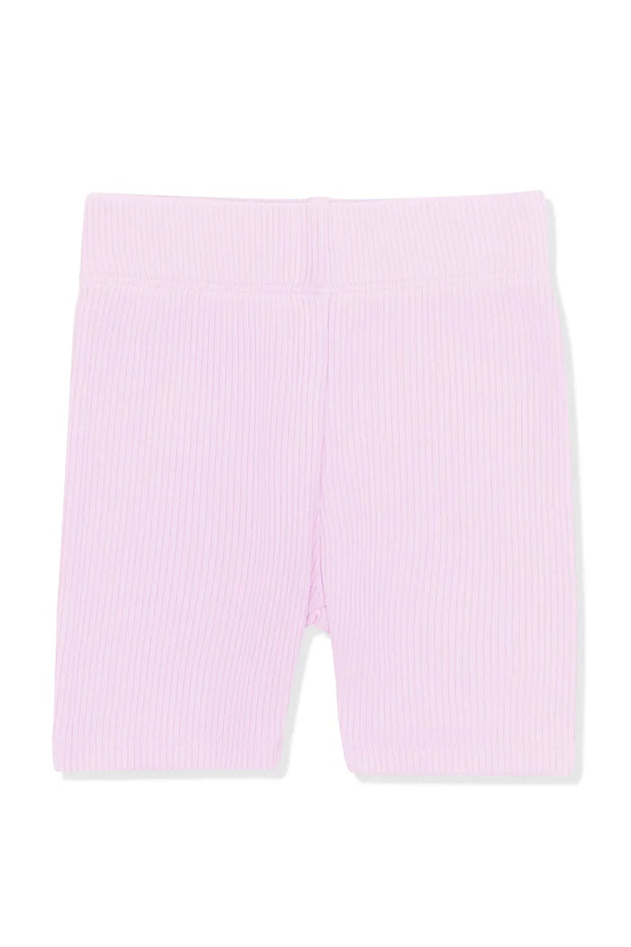 Kyte Baby Ribbed Toddler Biker Shorts - Thistle