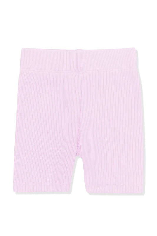 Kyte Baby Ribbed Toddler Biker Shorts - Thistle