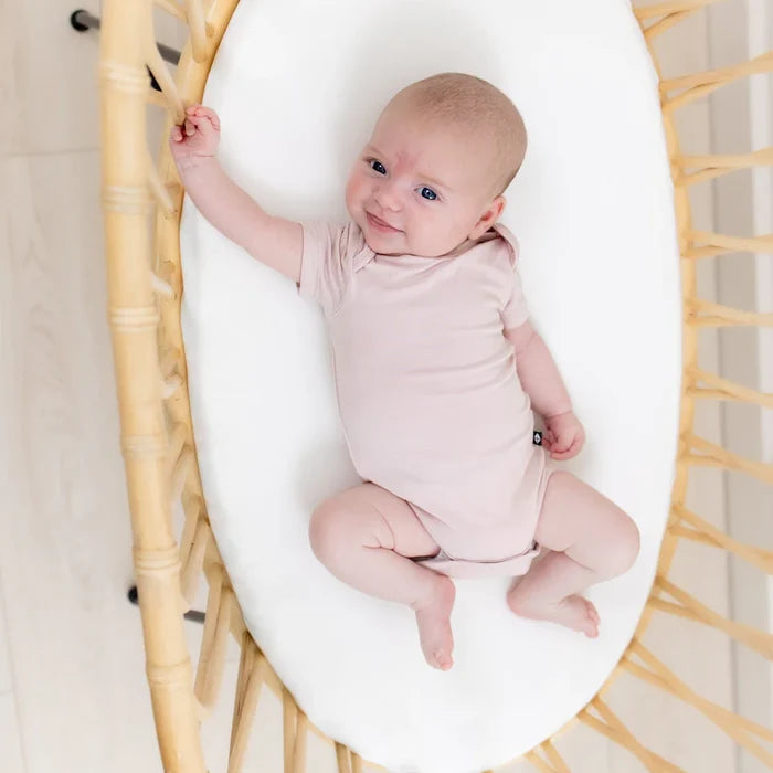 Kyte Baby Short Sleeve Bodysuit - Blush