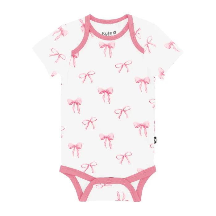 Kyte Baby Short Sleeve Bodysuit - Bow