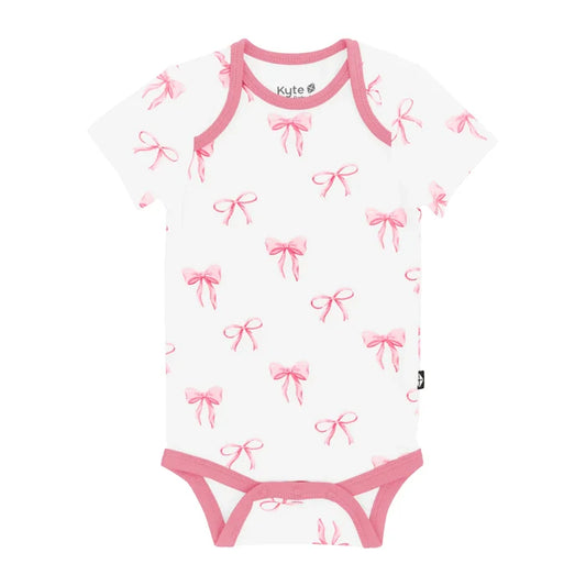 Kyte Baby Short Sleeve Bodysuit - Bow