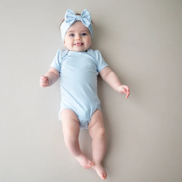 Kyte Baby Short Sleeve Bodysuit - Breeze