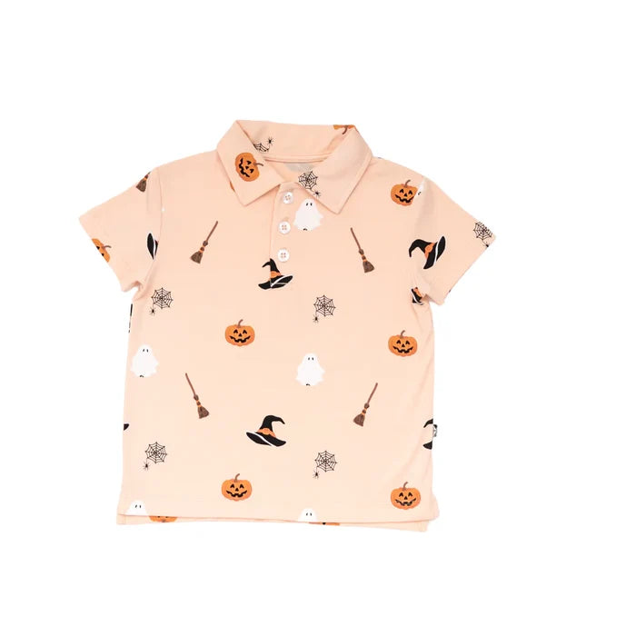 Kyte Baby Short Sleeve Polo - Bewitched