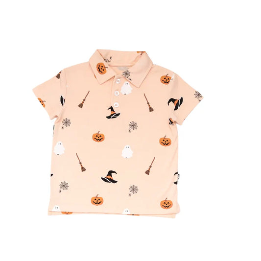 Kyte Baby Short Sleeve Polo - Bewitched