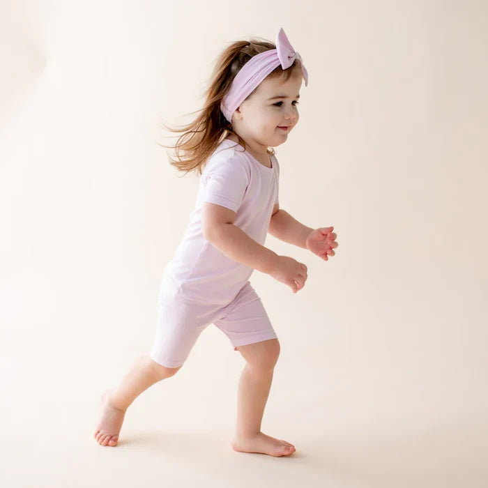 Kyte Baby Short Sleeve Toddler Pajama Set - Thistle