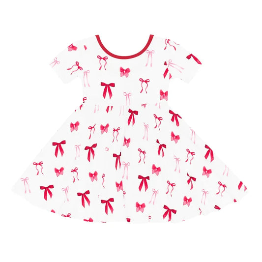 Kyte Baby Short Sleeve Twirl Dress - Small Love Bow