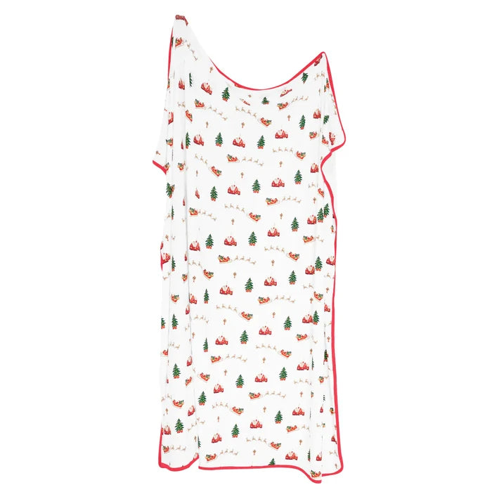 Kyte Baby Swaddle Blanket - Santa Sleigh