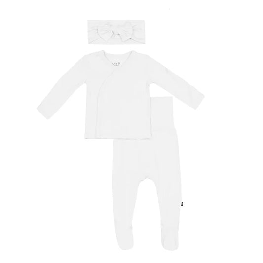 Kyte Baby Take Me Home Set With Bow - Cloud