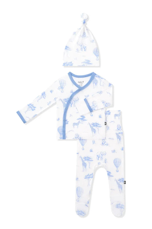 Kyte Baby Take Me Home Set with Cap - Toile Safari