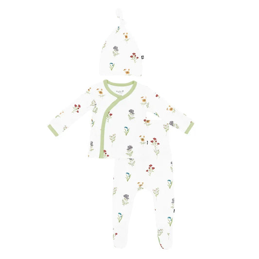 Kyte Baby Take Me Home Set With Cap - Wildflower