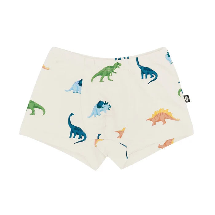 Kyte Baby Toddler Briefs - Ecru Roar