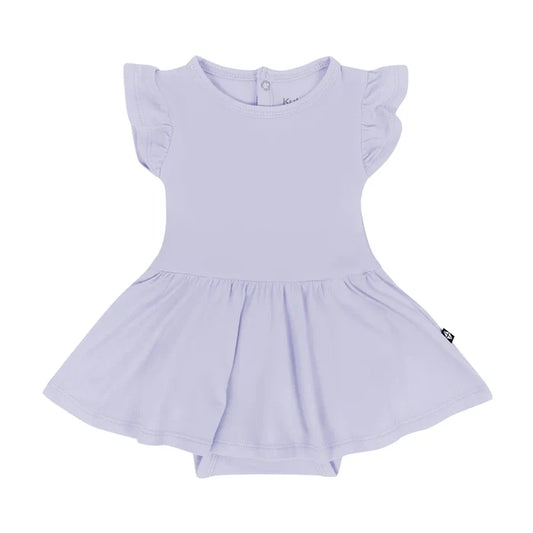 Kyte Baby Twirl Bodysuit Dress - Lilac