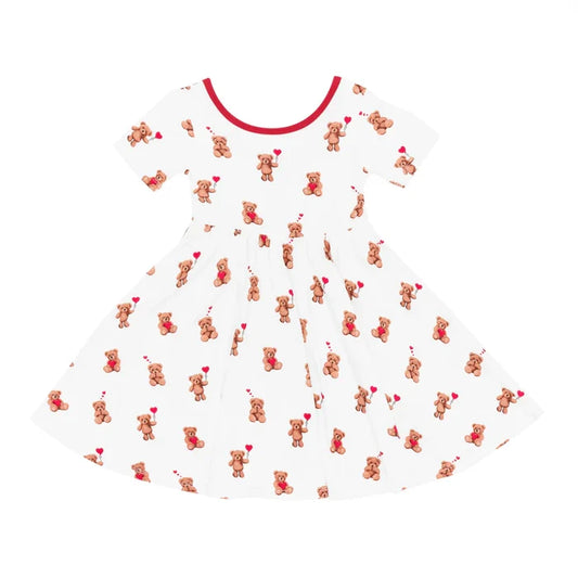 Kyte Baby Twirl Dress - Bear Hearts