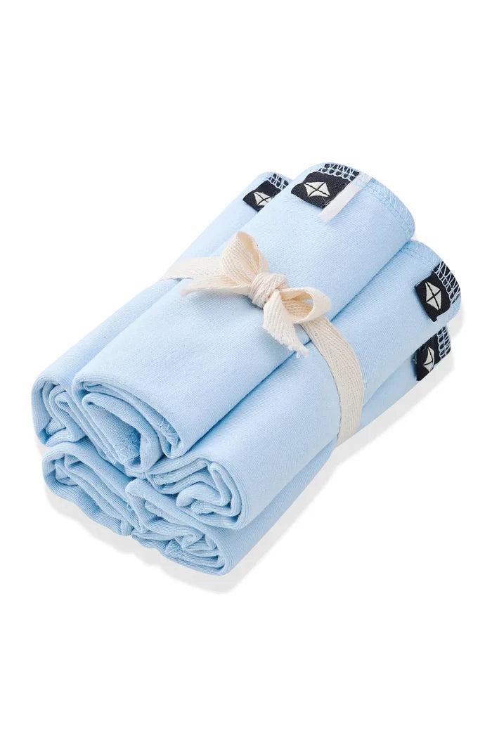 Kyte Baby Washcloth 5-Pack - Breeze