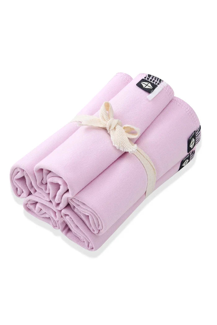 Kyte Baby Washcloth 5-Pack - Thistle