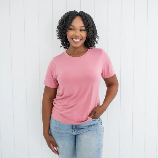 Kyte Baby Women's Crew Neck Tee - Apple Blossom