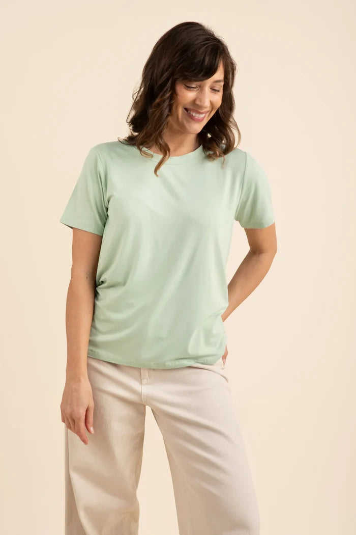 Kyte Baby Women's Crew Neck Tee - Basil