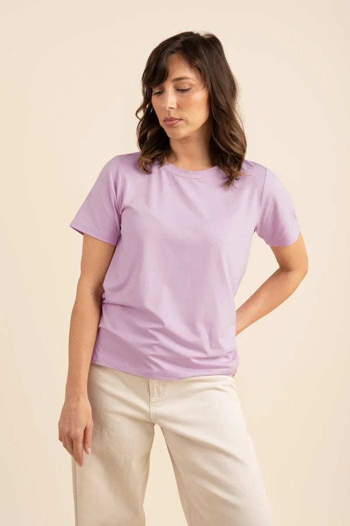 Kyte Baby Women's Crew Neck Tee - Thistle