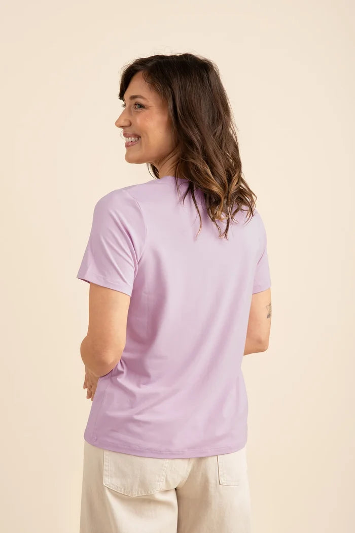 Kyte Baby Women's Crew Neck Tee - Thistle