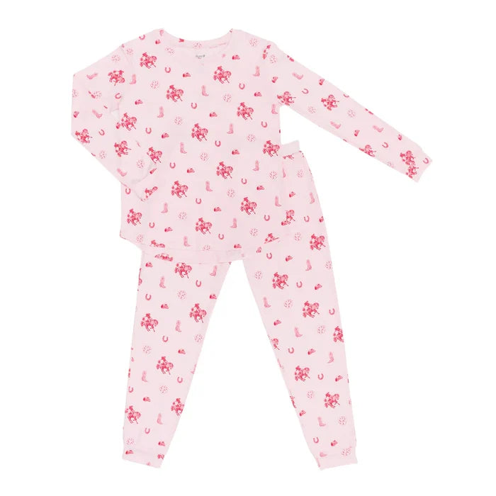 Kyte Baby Women's Jogger Pajama Set - Disco Cowgirl