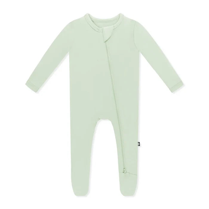 Kyte baby Zippered Footie - Basil