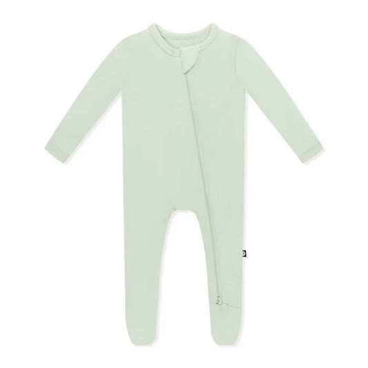 Kyte baby Zippered Footie - Basil