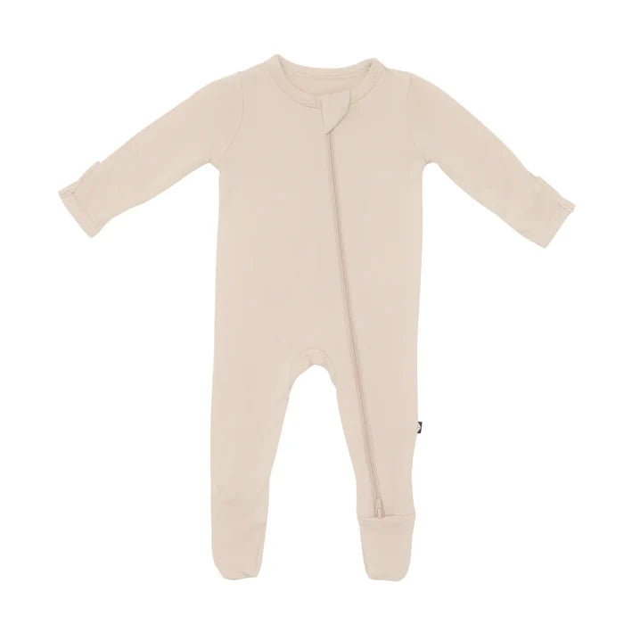 Kyte Baby Zippered Footie - Bisque