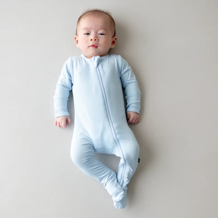 Kyte Baby Zippered Footie - Breeze