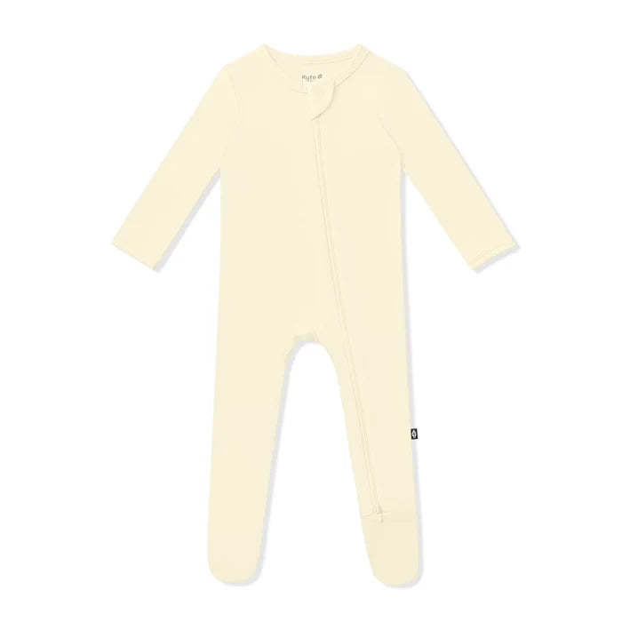 Kyte Baby Zippered Footie - Chamomile