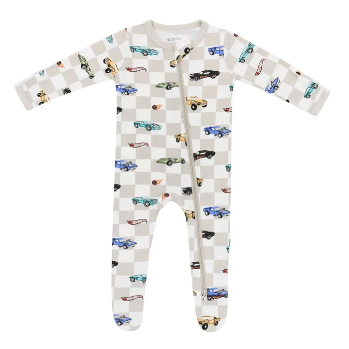 Kyte Baby Zippered Footie - Fast & Fierce