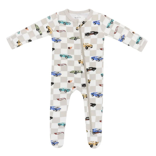 Kyte Baby Zippered Footie - Fast & Fierce