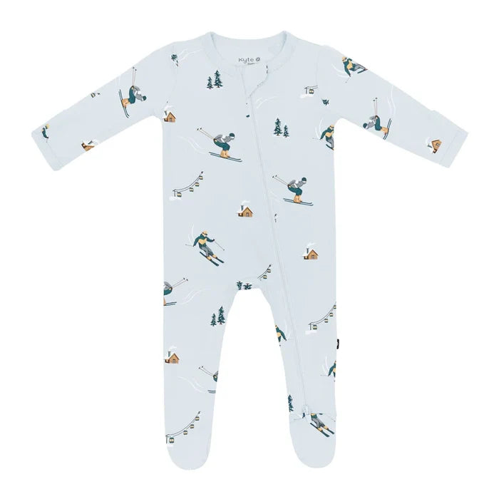Kyte Baby Zippered Footie - Ski