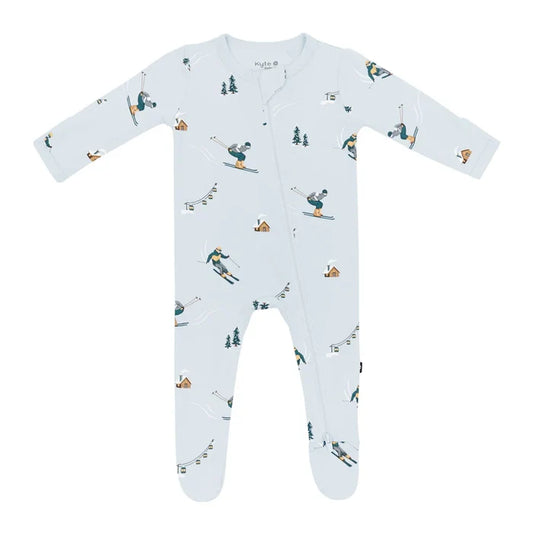 Kyte Baby Zippered Footie - Ski